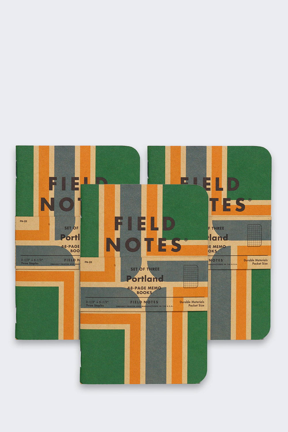 Notes Field Notes Portland Edition - Kratka - 3 Pack