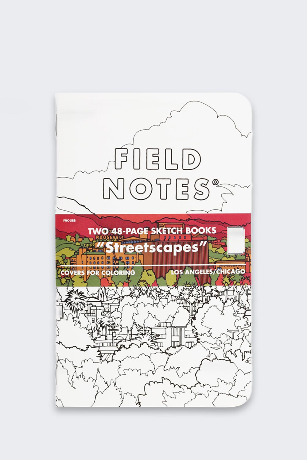 Szkicownik Field Notes Streetscapes: Los Angeles + Chicago - 2 Pack