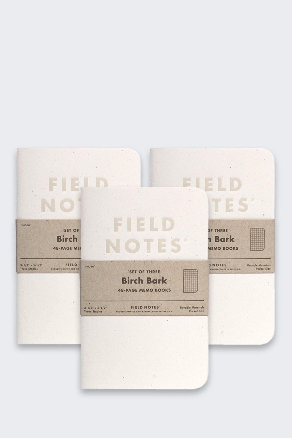 Notes Field Notes Fall 2023: Birch Bark - Kratka - 3 Pack