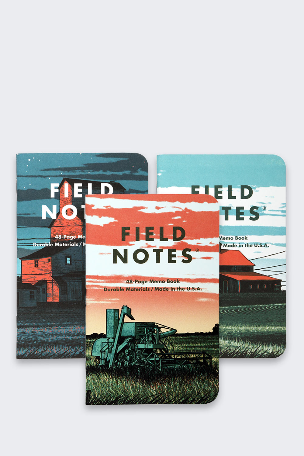 Notes Field Notes Winter 2023: Heartland - Kratka - 3 Pack