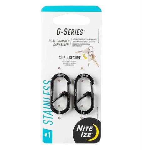 Karabinek Nite Ize G-Series™ Dual Chamber #1 2Pack