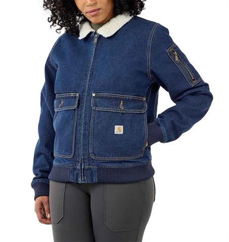 Damska Kurtka Carhartt Rugged Flex® Denim Sherpa