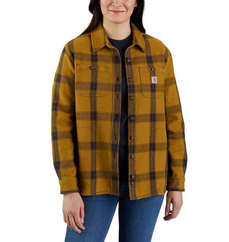 Koszula Damska Carhartt Heavyweight Twill Loose Fit Plaid Shirt