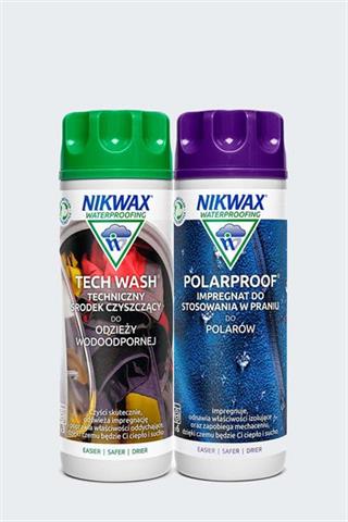 Zestaw Nikwax Tech Wash® / Nikwax Polar Proof Wash-In 2*300 ML