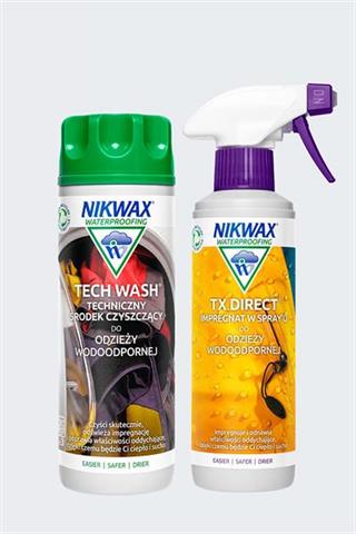 Zestaw Nikwax Tech Wash® / Nikwax TX. Direct Spray-On 2*300 ML