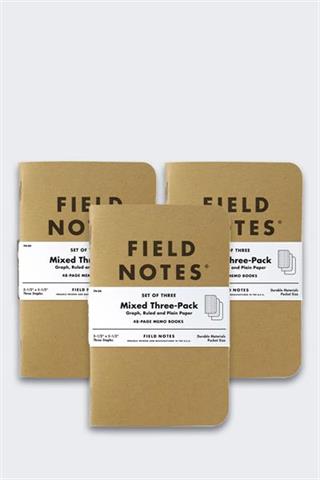 Notes Field Notes Original Kraft - Mix - 3 Pack