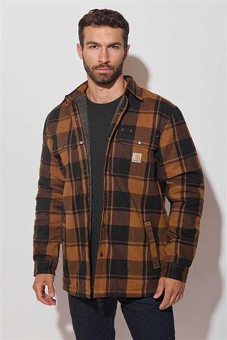 Koszula Wierzchnia Carhartt Heavyweight Flannel Sherpa