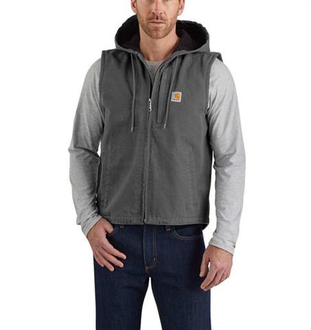 Kamizelka z Kapturem Carhartt Washed Duck Fleece-Lined